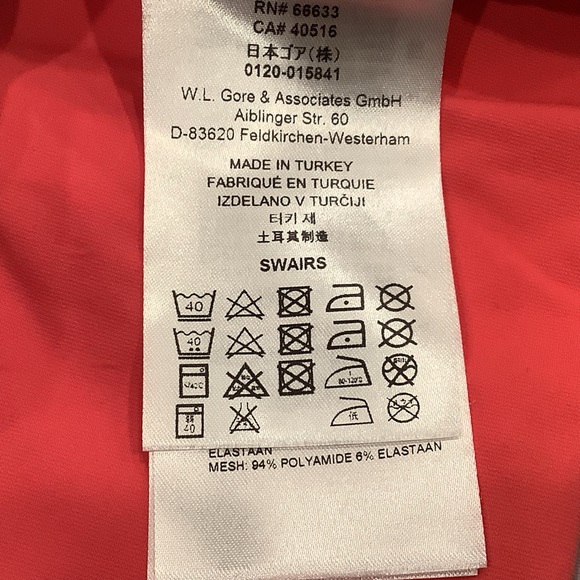 Gore Running Wear Jacket Windstopper Soft Shell Pink Full Zip Multiple Pocket - Picture 11 of 12